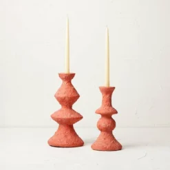 Short Clay Taper Candle Holder Red - Opalhouse™ Designed With Jungalow™ -Opalhouse Shop GUEST 030eda6c 85df 45b9 bbc4 07bae42656d4 1