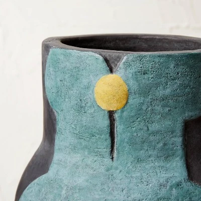 Small Geo Pattern Vase Yellow - Opalhouse™ Designed With Jungalow™ 4 Small Geo Pattern Vase Yellow - Opalhouse™ Designed With Jungalow™ - Image 2