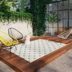 5' X 7' Quatrefoil Outdoor Rug Aqua - Opalhouse™ -Opalhouse Shop GUEST 1fa6f091 beb1 4fd7 b842 dadda40efd4a