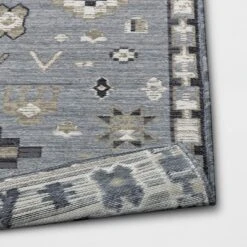 7'x10' Tapestry Rectangular Woven Outdoor Area Rug Gray - Opalhouse™ -Opalhouse Shop GUEST 3d63a080 35c1 4b18 87d0 49bd82241939