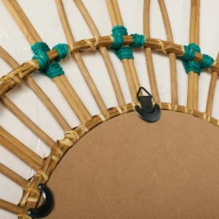 30" Dia Rattan Mirror With Cotton Cord - Opalhouse™ Designed With Jungalow™ -Opalhouse Shop GUEST 609e683e 9806 4ac4 8a85 94ad2e7f6e22