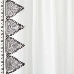 1pc Light Filtering Diamond Border Window Curtain Panel White - Opalhouse™ Designed With Jungalow™ -Opalhouse Shop GUEST 6a1227ec a22c 4a58 b5cd ea3e9bda3f45