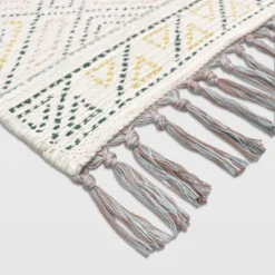 7'x10' Multi Dot Fringed Rectangular Woven Outdoor Area Rug Multicolor - Opalhouse™ 7 7'x10' Multi Dot Fringed Rectangular Woven Outdoor Area Rug Multicolor - Opalhouse™ -Opalhouse Shop GUEST 6f6399a9 4af4 4e29 8b74 3198fb5069d8