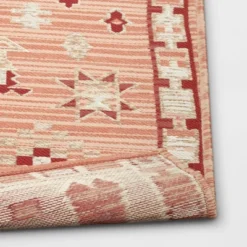 7'x10' Tapestry Rectangular Woven Outdoor Area Rug Red/Pink - Opalhouse™ 7 7'x10' Tapestry Rectangular Woven Outdoor Area Rug Red/Pink - Opalhouse™ -Opalhouse Shop GUEST 77b641b6 dcd1 40f9 b161 7be739e1e714 1