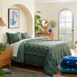 Jungalow Sun In The Water Duvet Cover & Sham Set Teal - Opalhouseâ„¢ Designed With Jungalowâ„¢