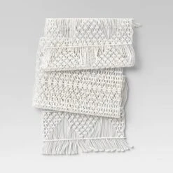 Cotton Macrame Runner White - Opalhouse™ -Opalhouse Shop GUEST c5fab824 fe39 4973 9dab 7f6bd6fcfb15