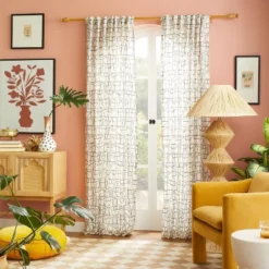 1pc Light Filtering Embroidery Bridges Window Curtain Panel White - Opalhouse™ Designed With Jungalow™ 9 1pc Light Filtering Embroidery Bridges Window Curtain Panel White - Opalhouse™ Designed With Jungalow™ -Opalhouse Shop GUEST cc3504b0 8e79 4236 8d8b 7dc946df2b57 1