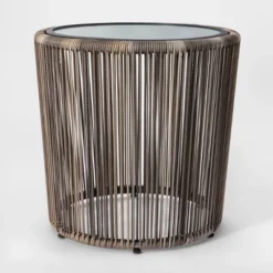 Latigo 3pc Rattan Patio Chat Set, Outdoor Furniture Set - Gray/Brown - Opalhouse™ -Opalhouse Shop GUEST d8cebc9c de65 46b7 835c a1ae4a0dd376