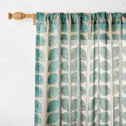 Pineapple Faux Wood Curtain Rod Natural Wood - Opalhouse™ Designed With Jungalow™ -Opalhouse Shop GUEST f73a795c 41c7 45c7 a356 6d72b772f6e1